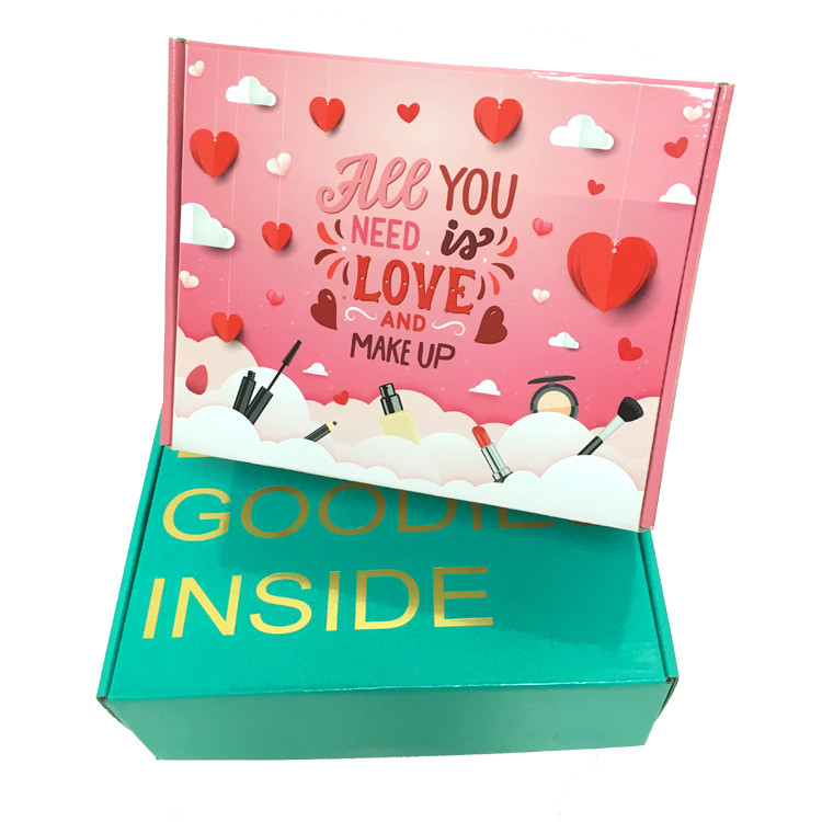 Cajas impresas a todo color personalizadas CMYK PMS Cajas de envío postal