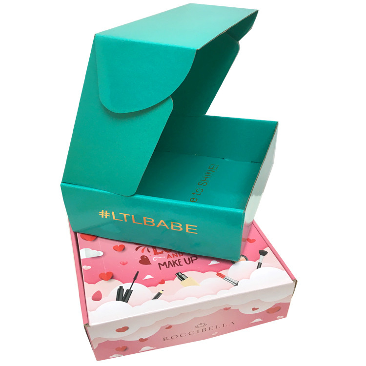 Cajas impresas a todo color personalizadas CMYK PMS Cajas de envío postal