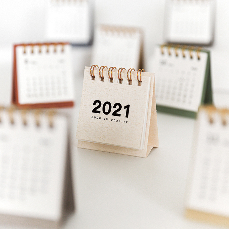 Calendario de escritorio imprimible en color A4 A5 a doble cara con cartón blanco de 250 g