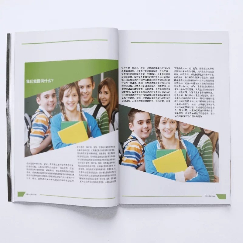 Servicios de impresión del catálogo de la laminación de la película de impresión del libro de colorante de A5 A6