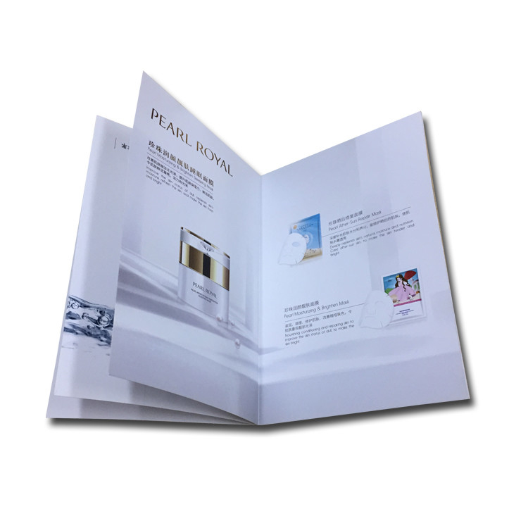 Folleto del folleto del papel de arte que imprime la impresión en offset del color de Cmyk 4