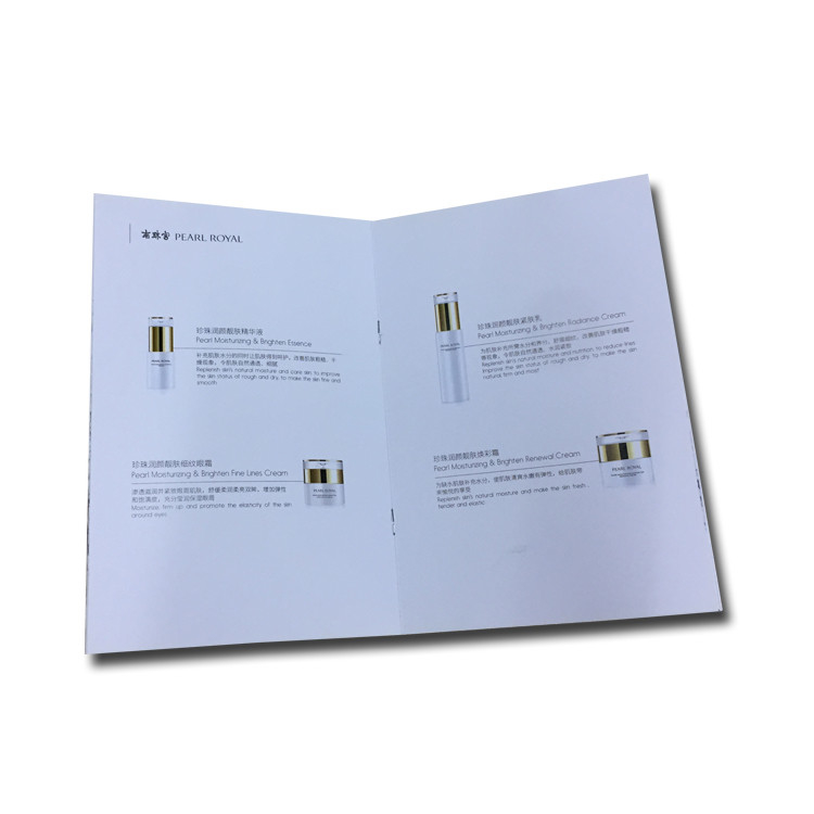 Folleto del folleto del papel de arte que imprime la impresión en offset del color de Cmyk 4