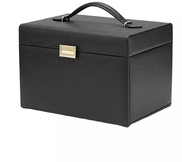 Cajas impresas a todo color de cuero de imitación personalizadas para joyería de mujer y niña