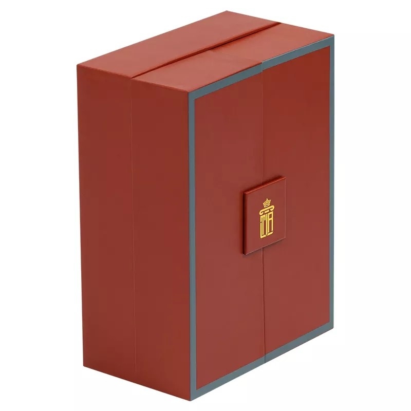 Rectángulo 4C cajas impresas a todo color caja de regalo de perfume de cartón