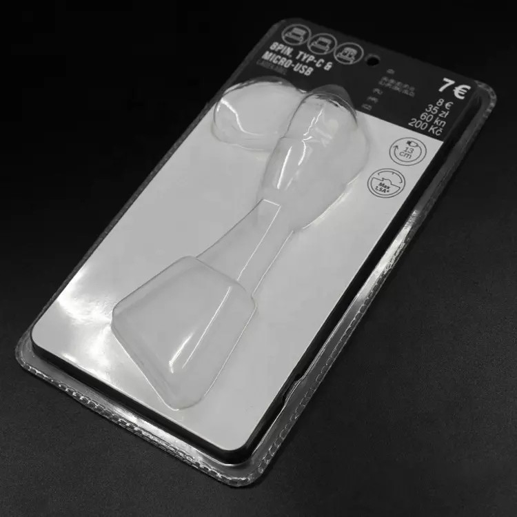 PVC Clear Stock Slide Blister Empaquetado biodegradable personalizado