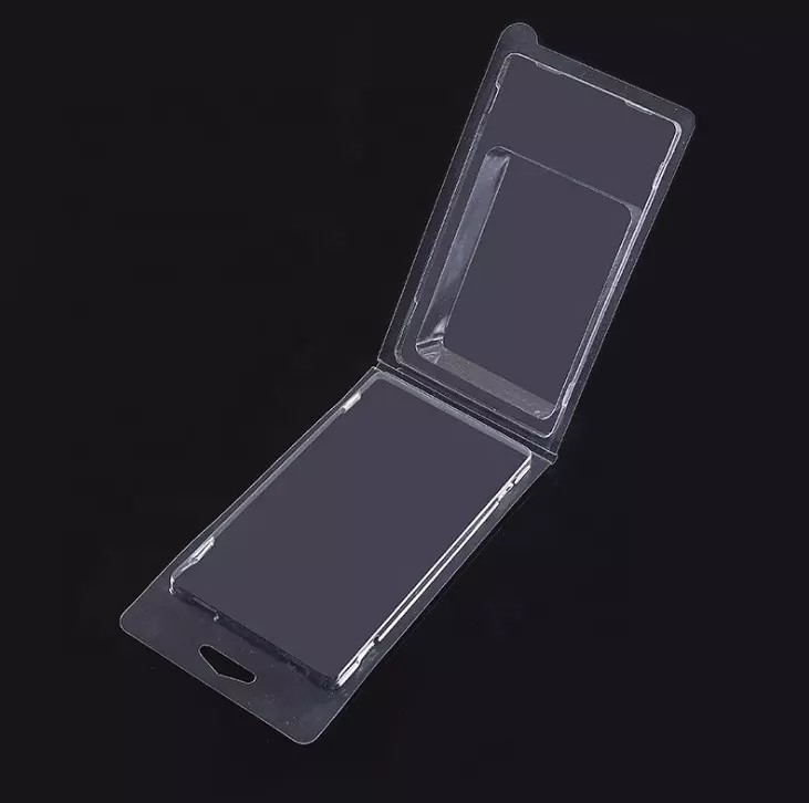 Caja plástica de la ampolla del claro de la cubierta de la suspensión del OEM para la caja del teléfono
