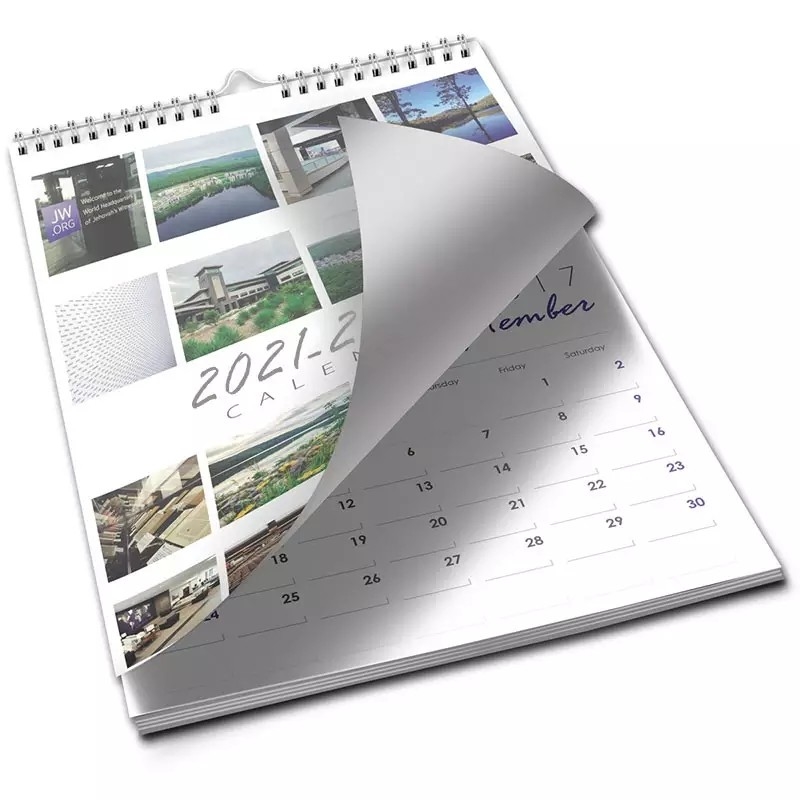 Impresión personalizada para colorear 2023 Calendario de pared A5 142x210mm Promocional